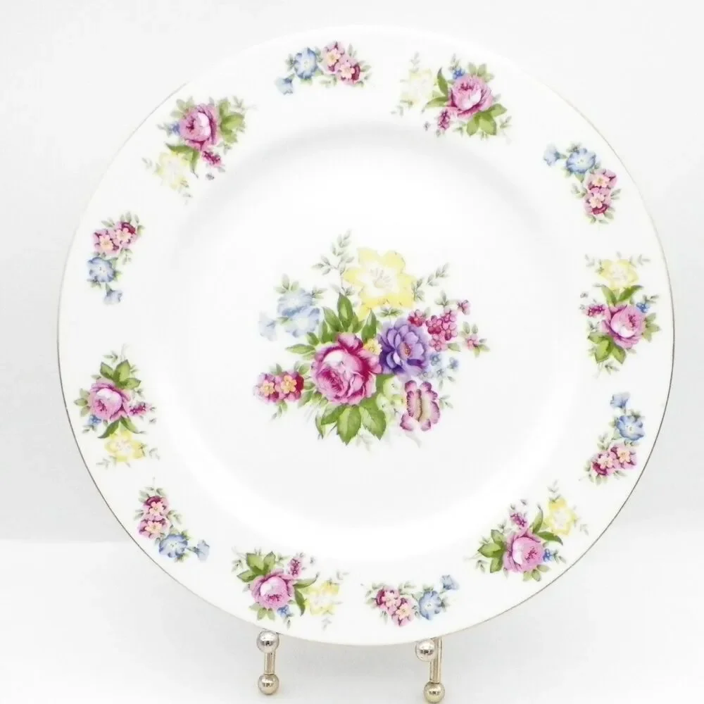 Kingswood China 4 Dinner Plates Floral 10